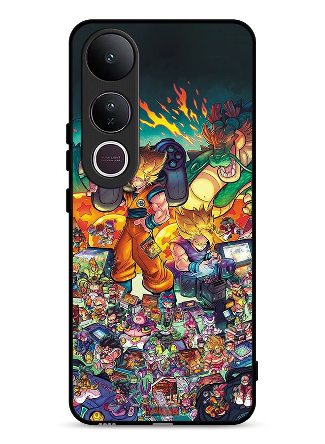 Tolwak Vivo V50 Lite Protective Case Cover Gamer Art Doodles