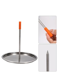 Y&D BBQ Vertical Skewer, Stainless Steel Barbecue Skewer Grill, Chicken Rack Roaster, Charcoal Smoker Grill Roasting Stand, Grilling Meat for Turkey, Kebab  - Image 2