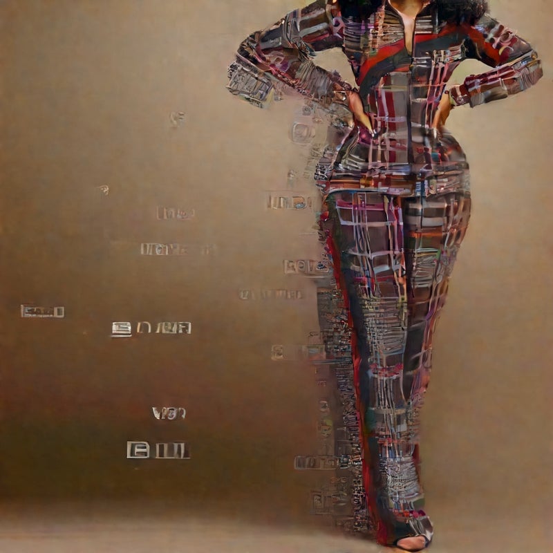 Women's Long Sleeve Zip-Up Jumpsuit with Camouflage Print - Image 3
