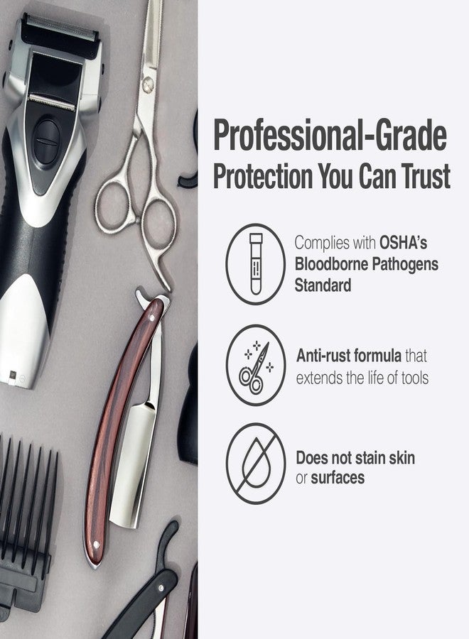 BARBICIDE Disinfectant Concentrate – Pint (16 Fl Oz | EPA-Registered, Hospital-Grade Germicide for Salons & Barbershops | Anti-Rust Solution for Shears, Combs & Professional Tools - Image 5