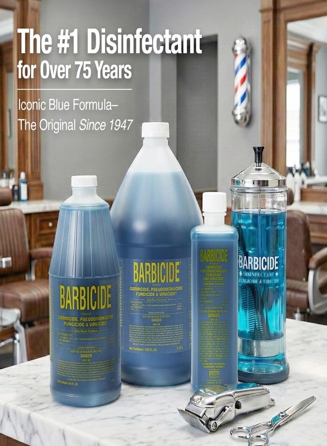 BARBICIDE Disinfectant Concentrate – Pint (16 Fl Oz | EPA-Registered, Hospital-Grade Germicide for Salons & Barbershops | Anti-Rust Solution for Shears, Combs & Professional Tools - Image 2