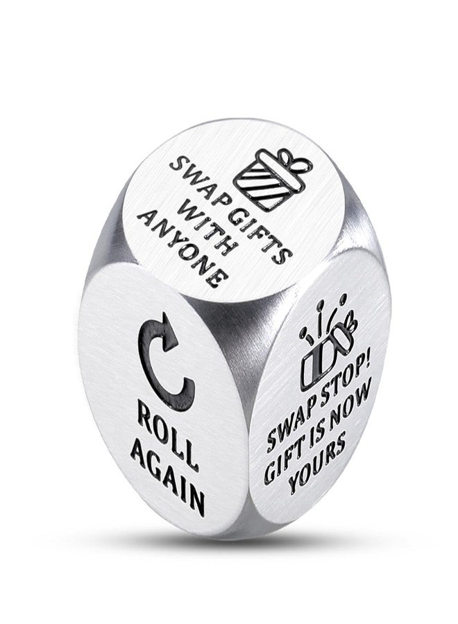 NUBARKO Funny Christmas 2025 Gifts for Grandkids Teens White Elephant Gifts for Adults Stocking Stuffers for Women Men Christmas Party Games Him Exchange Dice Game Santa Swap Gift Exchange Dice - Image 1