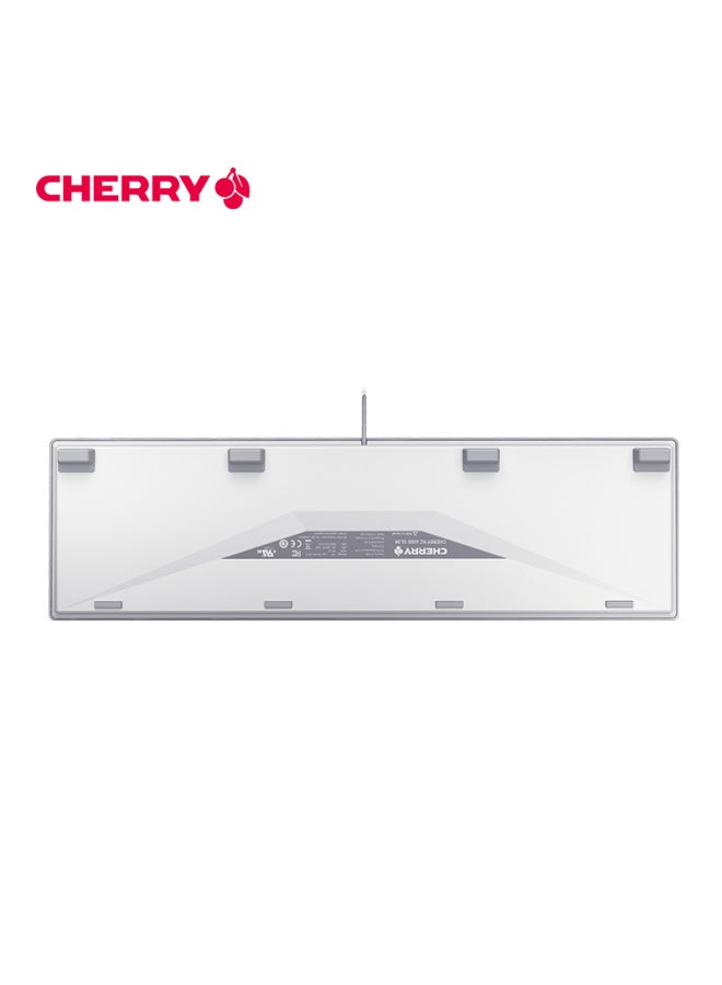 Cherry Kc6000 Wired Keyboard, Computer Membrane Keyboard, Office Business Home Keyboard, Ultra-thin Sx Scissor Foot, Quiet Full-size, Silver - Image 5