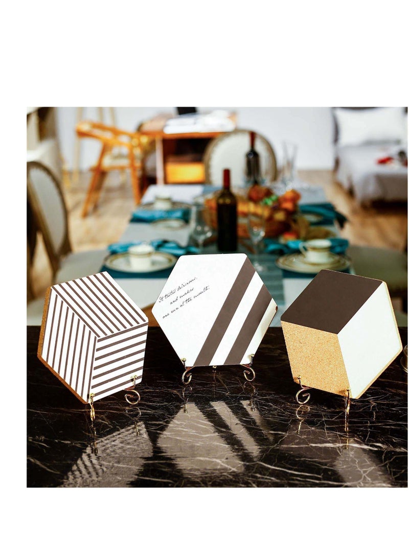 SYOSI Plate Stands, Display Stand Iron Metal Photo Holder Stand, Display Picture Frame Clock Holder, Gold Iron Easel Plate Holder, Metal Display Stands, for Book, Decorative Plates, and Art  - Image 3
