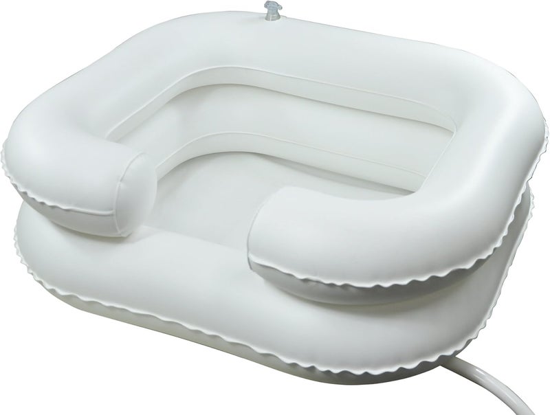Aidapt Large Portable Deluxe Inflatable Hair Washing Basin Living Aid for Washing Hair in Bed