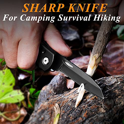 RoverTac Multi Tool Camping Axe Hatchet 11-in-1 Multitool Camping Gear Survival Tool with Axe Knife Hammer Saw Bottle Can Opener Screwdrivers Nylon Sheath Gifts for Men Perfect Camping Hiking Survival - Image 5