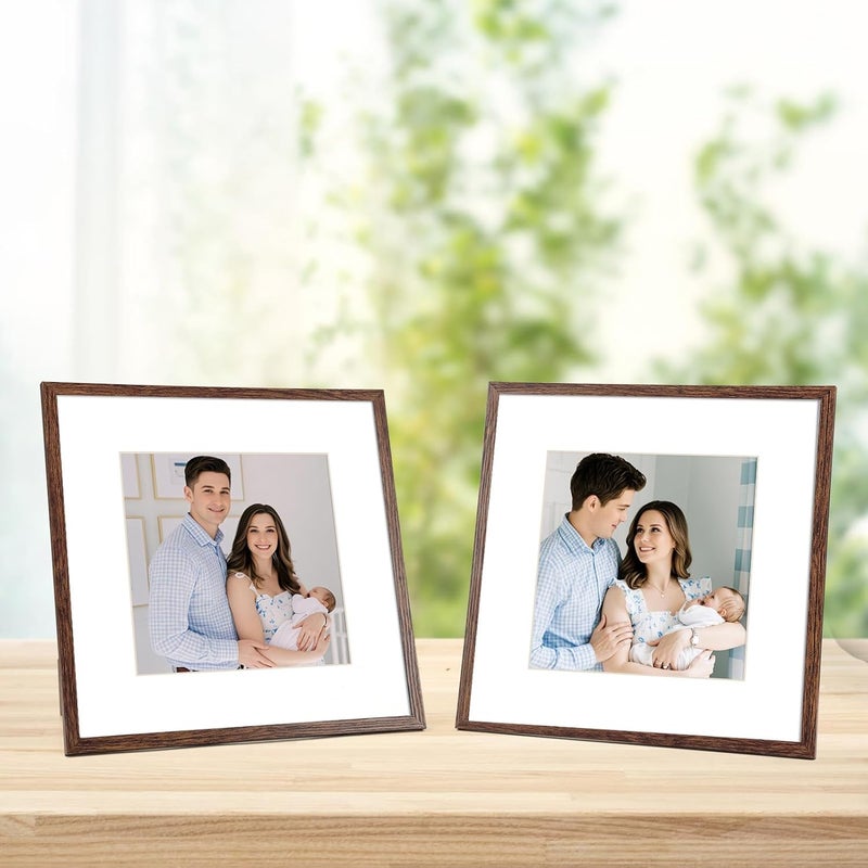 EYMPEU إطار صور EYMPEU 30 × 30 سم، قطعة واحدة، للحائط والطاولة، مناسب للاستخدام في المكاتب والمنازل، كوفي - Image 5