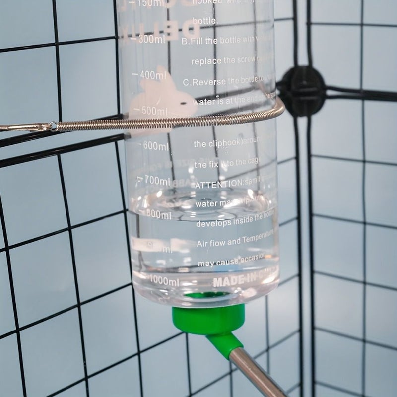 1000ml Hanging Water Bottle for Rabbits Guinea Pigs Small Animals Convenient - Image 5