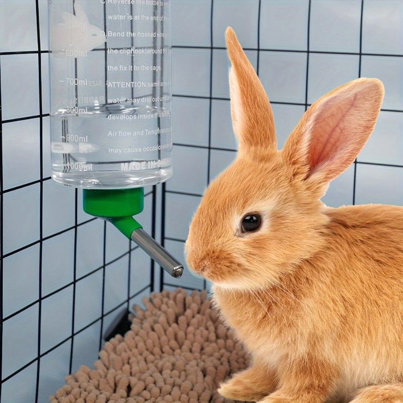 1000ml Hanging Water Bottle for Rabbits Guinea Pigs Small Animals Convenient - Image 1