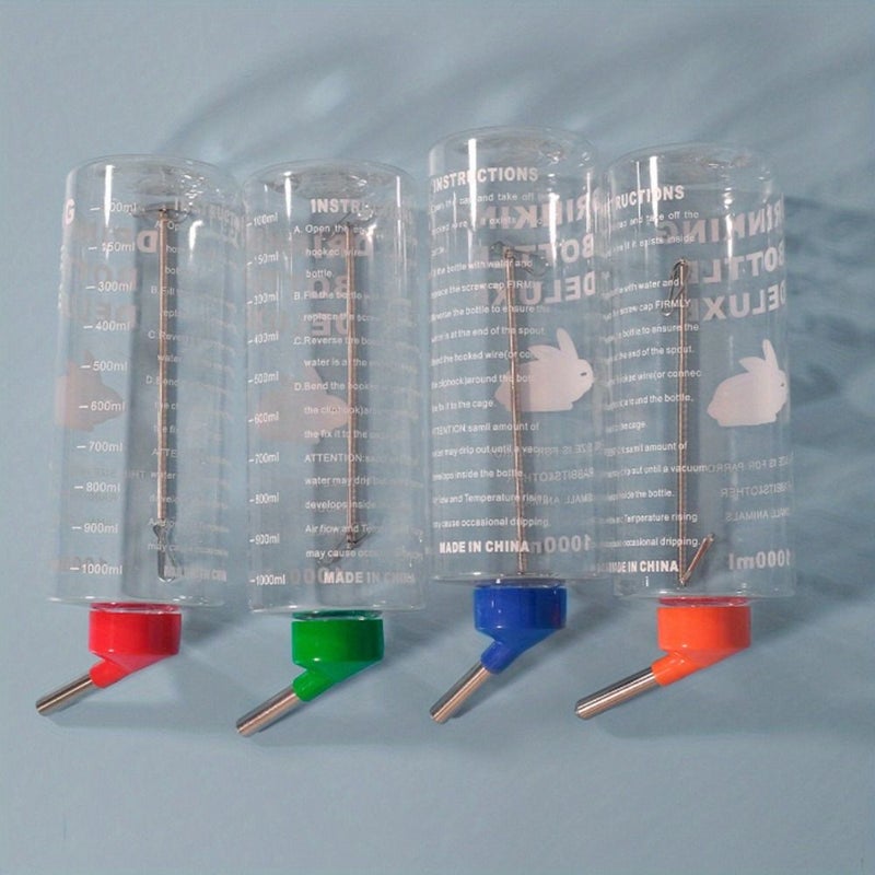 1000ml Hanging Water Bottle for Rabbits Guinea Pigs Small Animals Convenient - Image 3