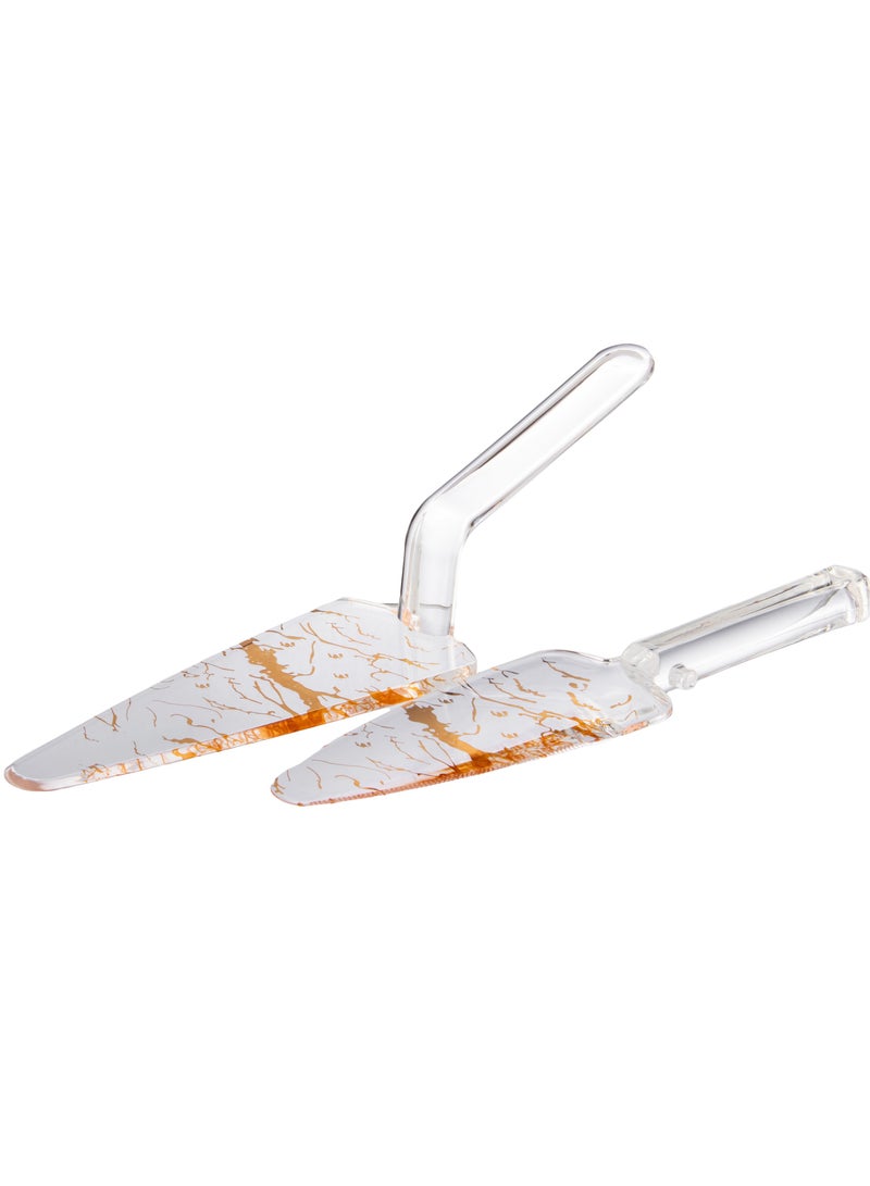 Dania Two-piece acrylic cake set, scoop and easy to use - Image 1