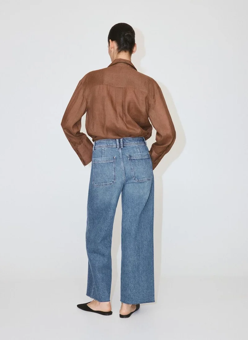 مانجو Catherin Culotte High-Rise Jeans