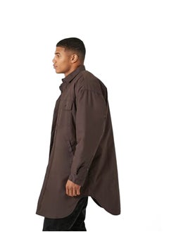 FOREVER 21 Snap-Button Longline Shacket  - Image 3