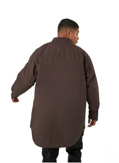 FOREVER 21 Snap-Button Longline Shacket  - Image 4