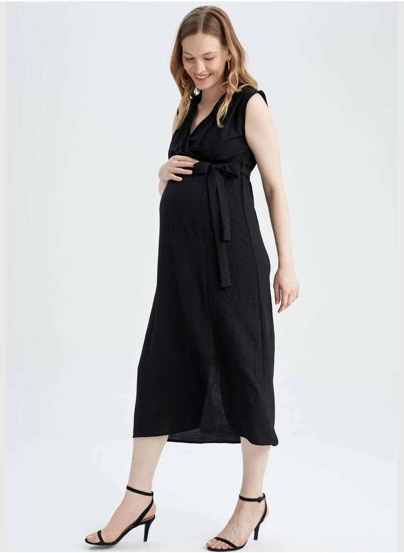 DeFacto Woman A-Line Short Sleeve Maternity Dress