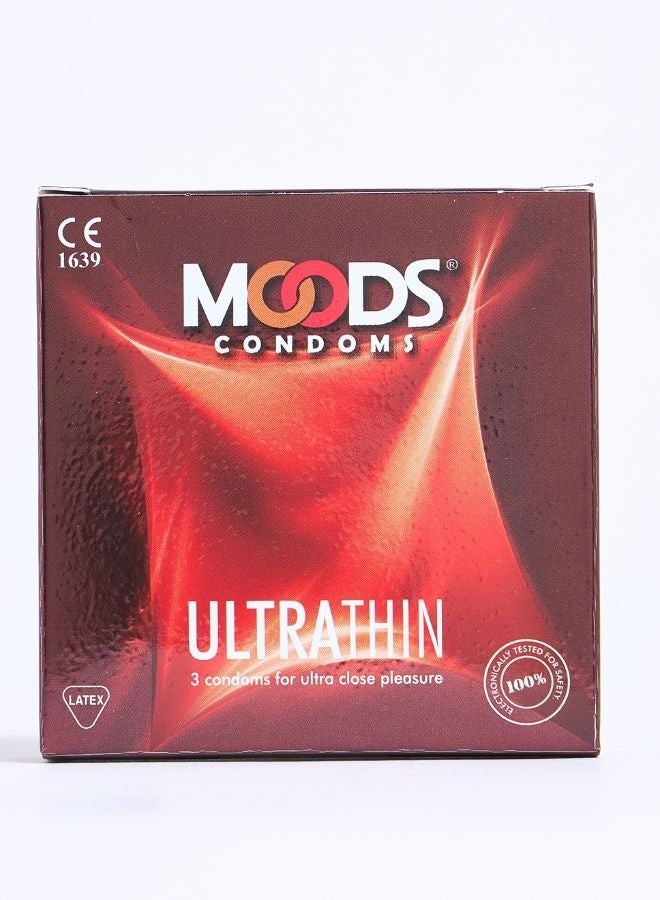 Moods واقيات ذكرية رقيقة للغاية 3 قطع - Image 1