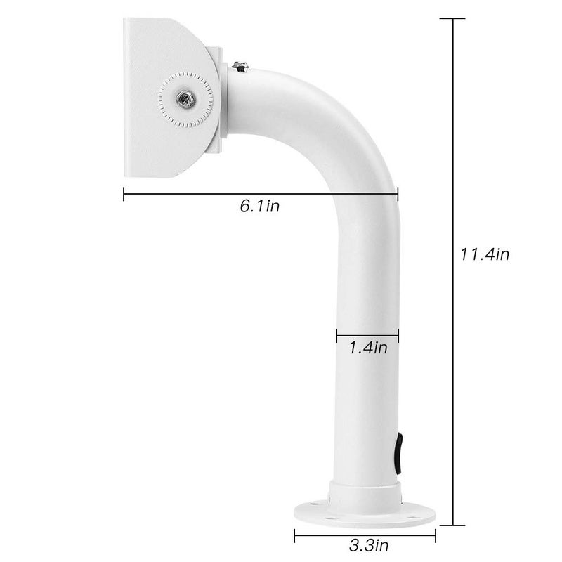 Wsdcam CCTV Security Camera Mount Bracket, Adjustable Universal Camera Wall Mounting Bracket for CCTV Security Camera/IP Camera/Dome Camera - J Mount - Image 3