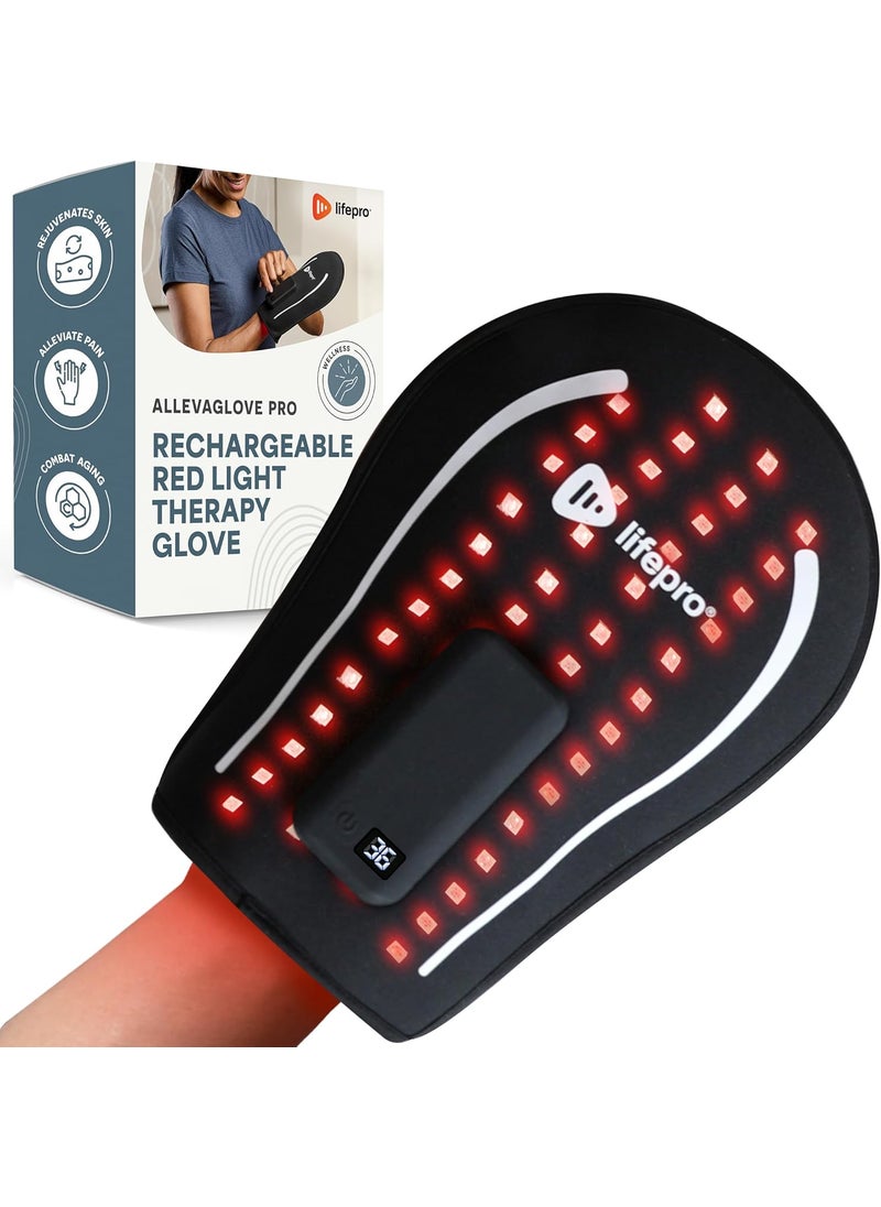 LifePro Lifepro Red Light Therapy Foot and Ankle Wrap, Comfortable and Portable, One-Size-Fits-All, 2 Effective Wavelengths, Invisible Near-Infrared Red Light Therapy Glove for Joints, Muscles and Stiffness 