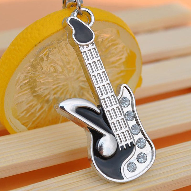 4pcs Unique Guitar Key Decor Guitar Key Chain Hanging Pendants Guitar Souvenir - Image 3