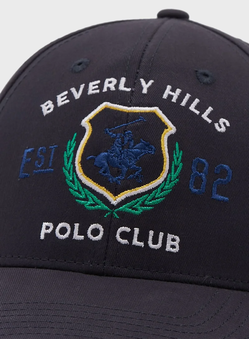 bhpoloclub Logo Curved Peak Cap