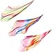 Geyoga 3 Pcs Square Play Silk Scarf 27 Inch Rainbow Sweet Silks Dance Juggling Scarf for Kids Pretend Creative Play Dress up and Childhood Fun - Image 2