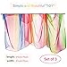 Geyoga 3 Pcs Square Play Silk Scarf 27 Inch Rainbow Sweet Silks Dance Juggling Scarf for Kids Pretend Creative Play Dress up and Childhood Fun - Image 3