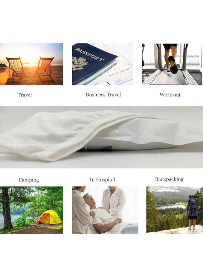 5pcs Mens Disposable Cotton Underwear Travel Boxers Briefs Portable Shorts White  For weight  70kg-80kg - Image 4