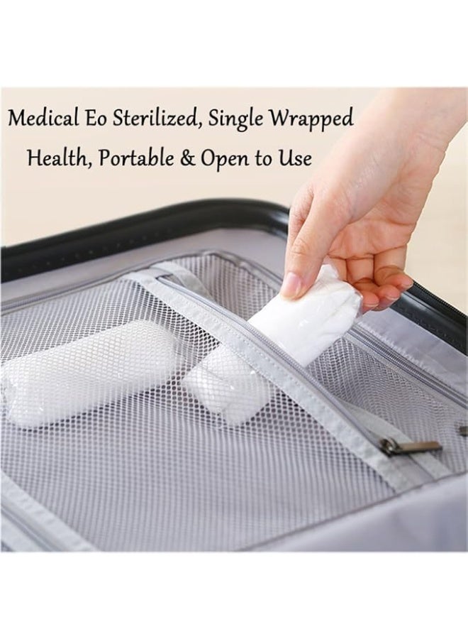 5pcs Mens Disposable Cotton Underwear Travel Boxers Briefs Portable Shorts White  For weight  70kg-80kg - Image 3
