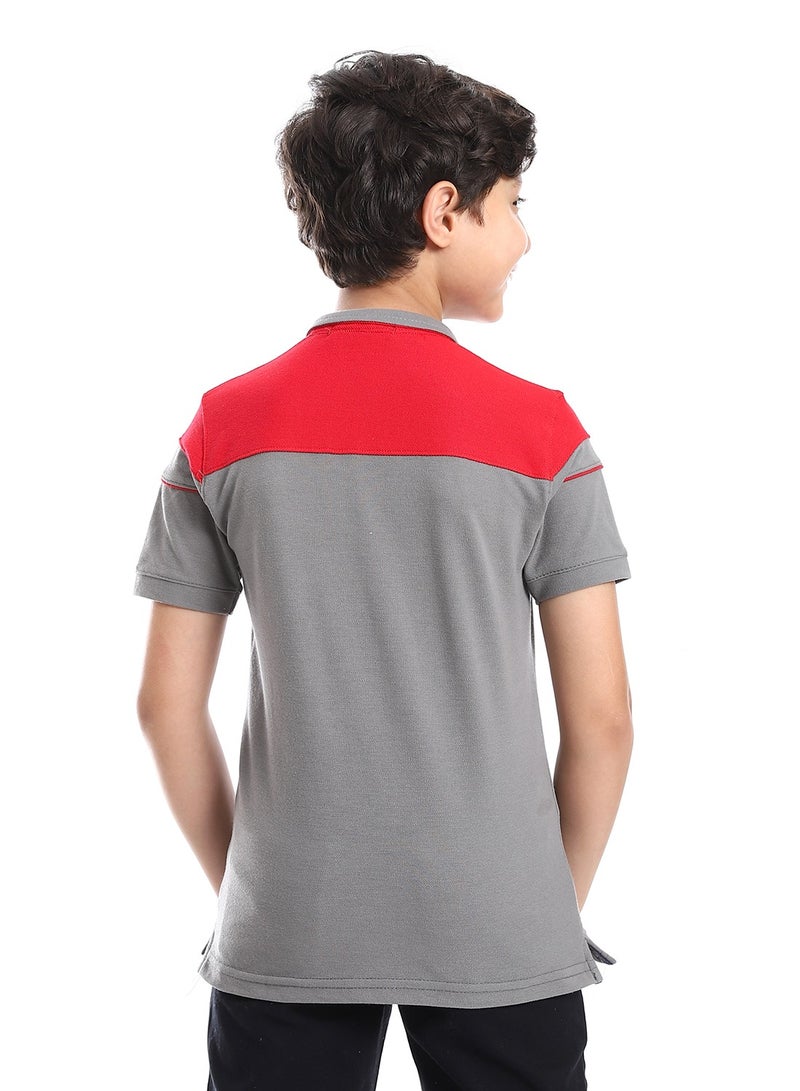 Caesar Boys Collared Neck Polo Shirt - Image 4