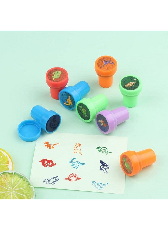 Welecom 30 Pieces Animal Stampers For Kids Dinosaur Ocean Life And Zoo Animal Stampers Self Inking Stamps For Kids Birthday Gift Party Supplies Teacher Stamps - Image 5