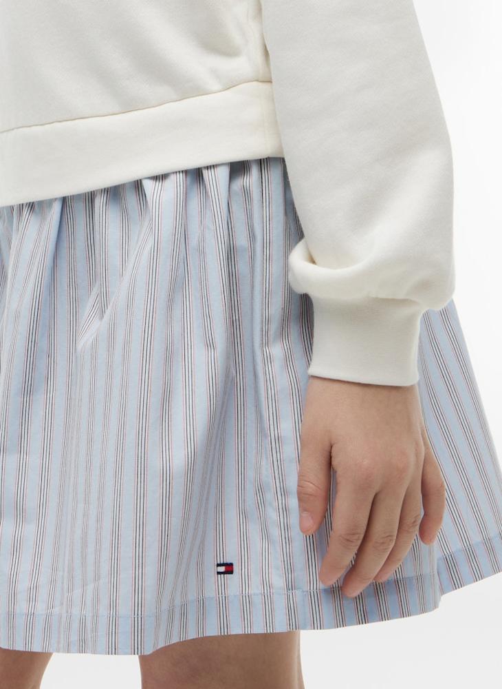 TOMMY HILFIGER Essential Crest Sweatshirt Dress - Image 3