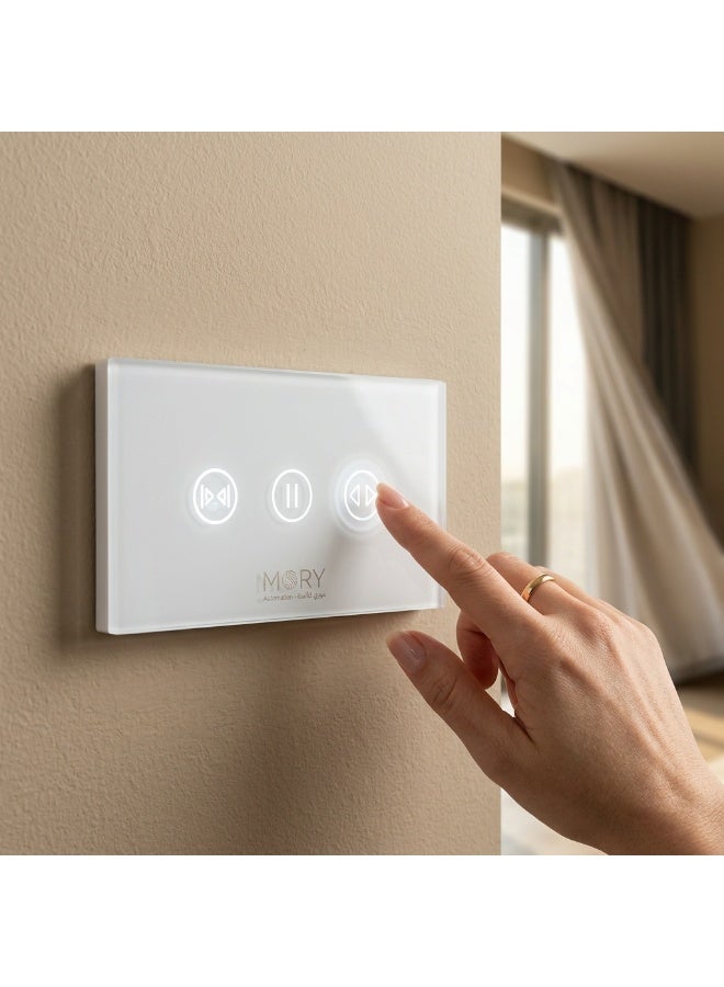 موري مفتاح ستارة تاتش سمارت هوم موري ابيض - Zigbee - Image 1