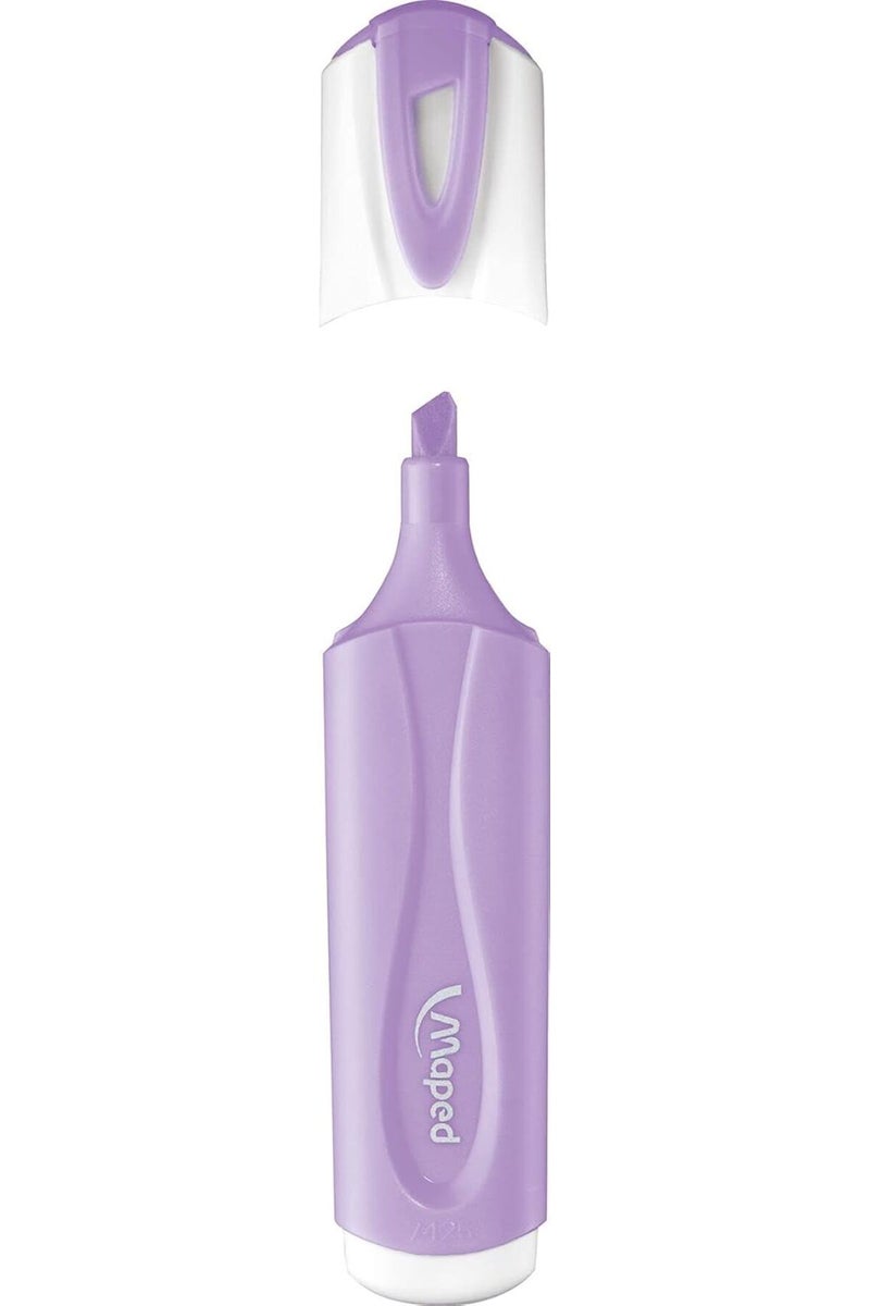 Maped Pastel Highlighter Pens - Assorted Colours (Pack Of 4) - Image 4