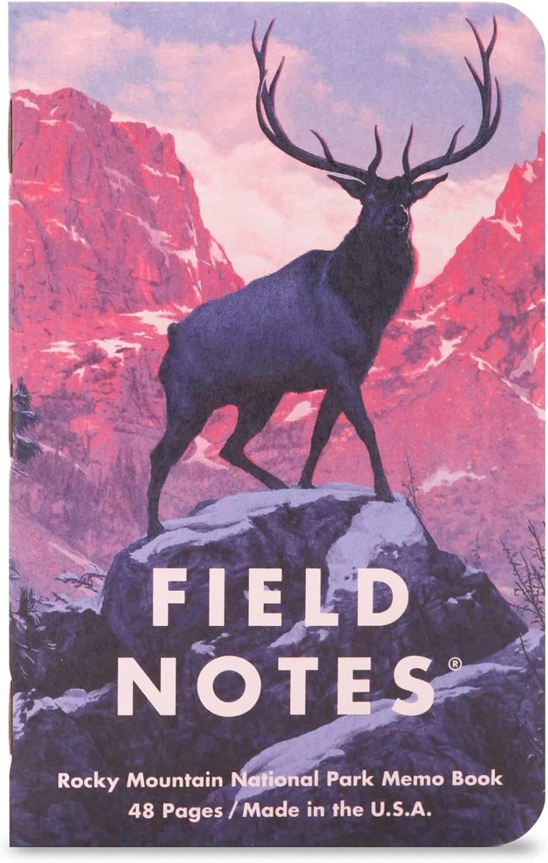 Field Notes : National Parks Series (Series C - Rocky Mountain, Great Smoky Mountains, Yellowstone) - Graph Paper Memo Book 3-Pack - 3.5 x 5.5 Inch - Image 2