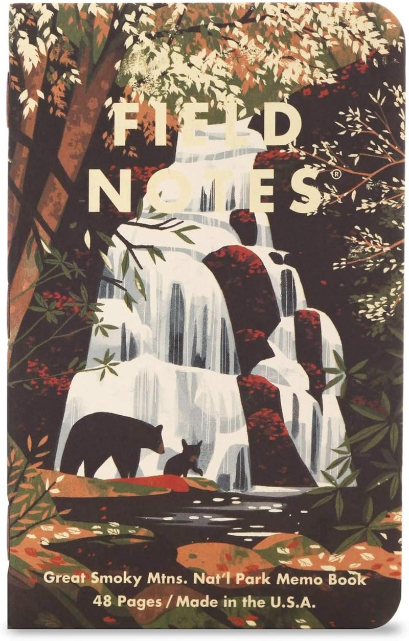 Field Notes : National Parks Series (Series C - Rocky Mountain, Great Smoky Mountains, Yellowstone) - Graph Paper Memo Book 3-Pack - 3.5 x 5.5 Inch - Image 3