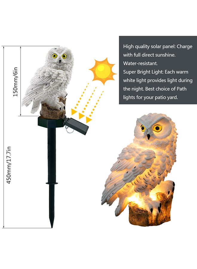 Loquat Owl Design LED Outdoor Light Multicolour 0.4kg - Image 2