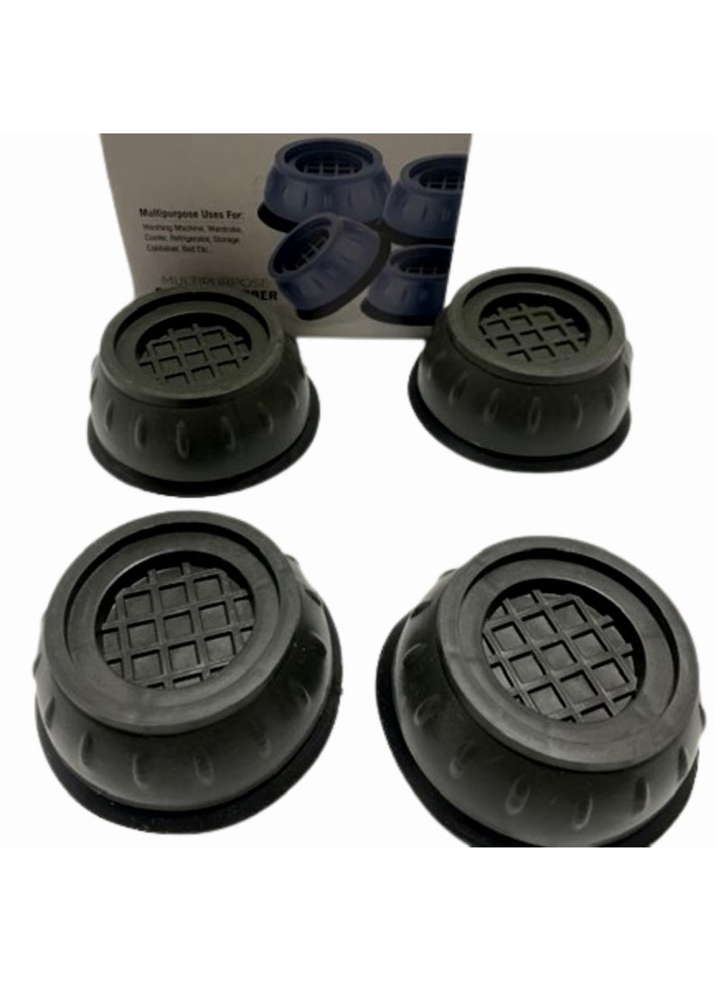 SHV holistic creation SHV Anti Vibration Pads for Washing Machine Feet Pads Shock Absorber Noise Cancelling Washer SupportHeightening Pads with SuctionRefrigerator StandAir Cooler Stand  - Image 2