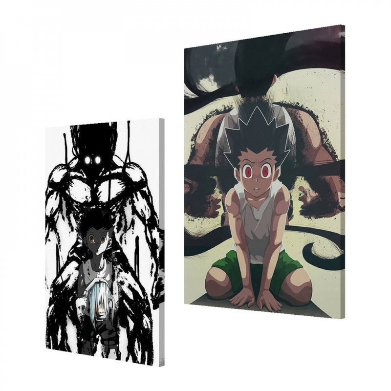 ماركتنا لوحة قماشية ثنائية بتصميم أنمي - Image 2