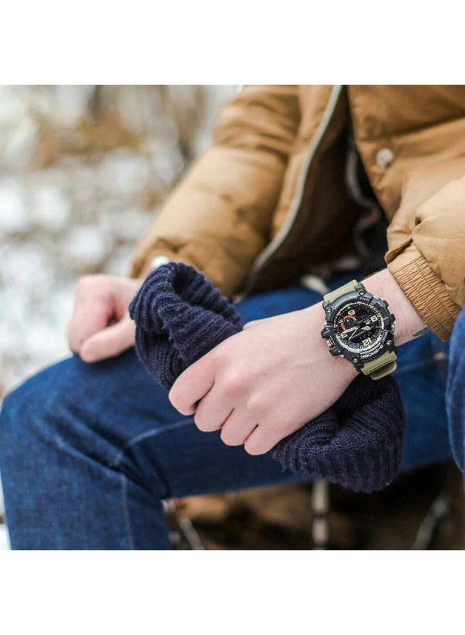 Casio G-SHOCK GG-1000-1A5DR Mudmaster Analog Digital Watch Mud Resistant Shock Resistant 200m Water Resistant LED Backlight World Time Stopwatch Countdown Timer Alarms Auto Calendar - Image 5