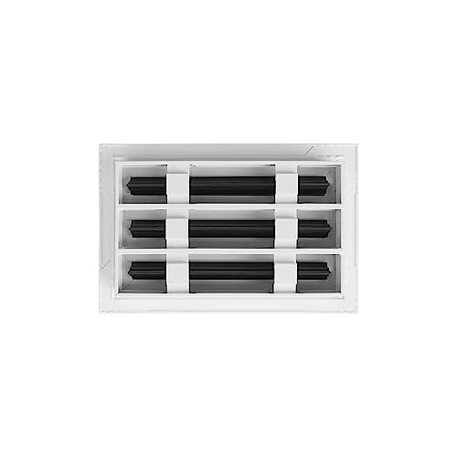 BUILDMART - 10x6 White Modern AC Vent Cover - Decorative Air Vent - Standard Linear Slot Diffuser - Register Grille for Ceiling, Walls & Floors - Texas Buildmart - Image 2