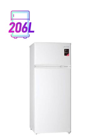 206 liters Double Door Refrigerator, 7.4 Cubic Feet, Defrost Refrigerator, White color, Energy Saving ,Inside LED lighting, Model Name: RO2-320L - pzsku/Z327C2D2BABD0B852CEBCZ/45/1743097966/2fe9c700-7f99-4c3c-876a-a54858a67fea