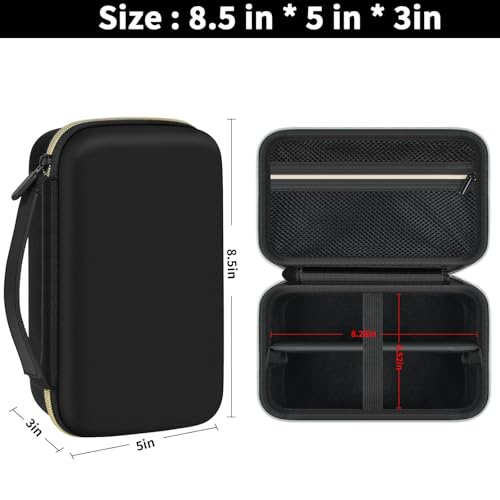 Grapsa Case Compatible with KIKIDO for Novah for GLAKER for Ufree for FADEKING for GSKY for Romanda Professional Hair Clippers, Beard Trimmer Grooming Storage Holder for Hair Trimmers Set (Box Only) -Black - Image 3