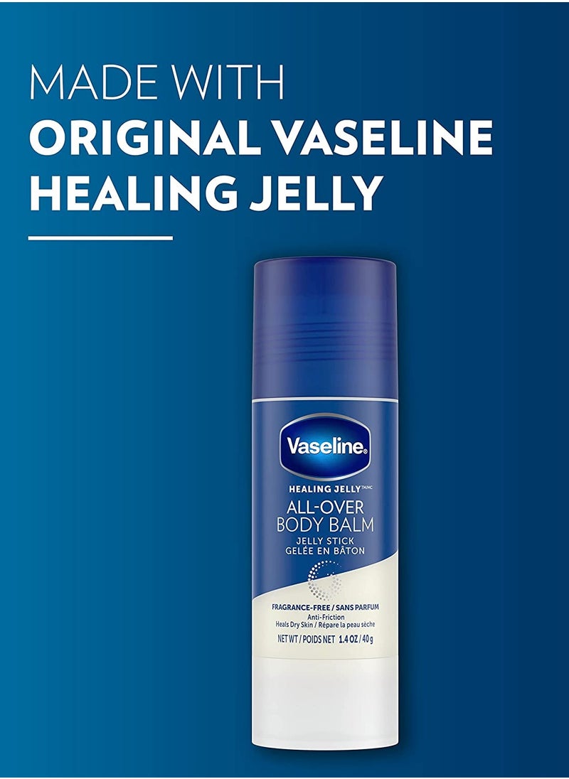 Vaseline - Vaseline All-Over Body Balm Stick 3-Pack – Non-Greasy Fragrance-Free Moisturizer, Travel-Size Lotion, Premium Packaging, 1.4 Oz Ea - Image 1