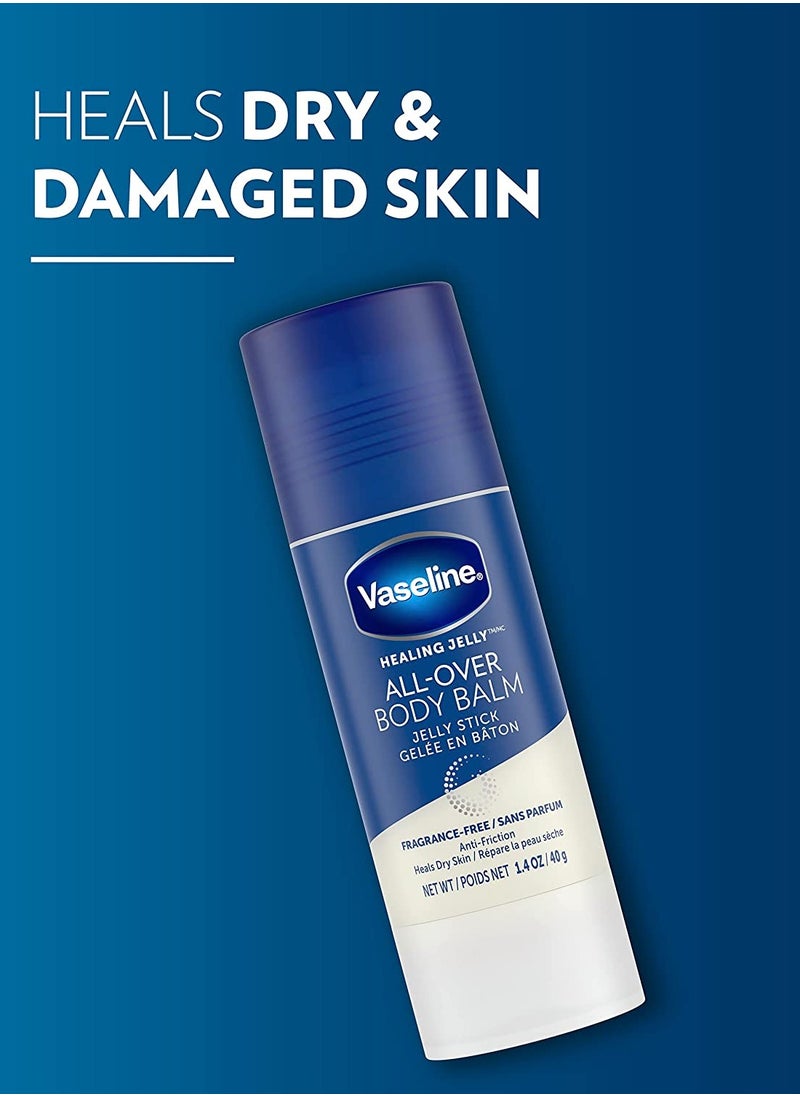 Vaseline - Vaseline All-Over Body Balm Stick 3-Pack – Non-Greasy Fragrance-Free Moisturizer, Travel-Size Lotion, Premium Packaging, 1.4 Oz Ea - Image 1