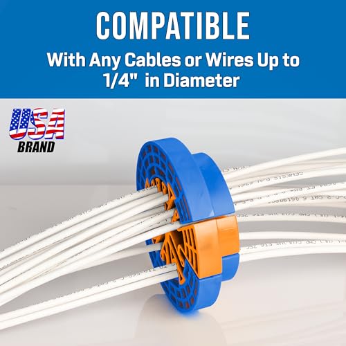 Jonard Tools Cable Comb Tool, Wire Comb, Cable Dresser, Bundler, Organizing Tool, Ethernet Comb, Network Cable, Data Cable Comb, Cable Dresser, Cat6 – Patented Design - Perfect for Cable Management - Image 2