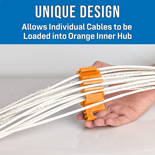 Jonard Tools Cable Comb Tool, Wire Comb, Cable Dresser, Bundler, Organizing Tool, Ethernet Comb, Network Cable, Data Cable Comb, Cable Dresser, Cat6 – Patented Design - Perfect for Cable Management - Image 3