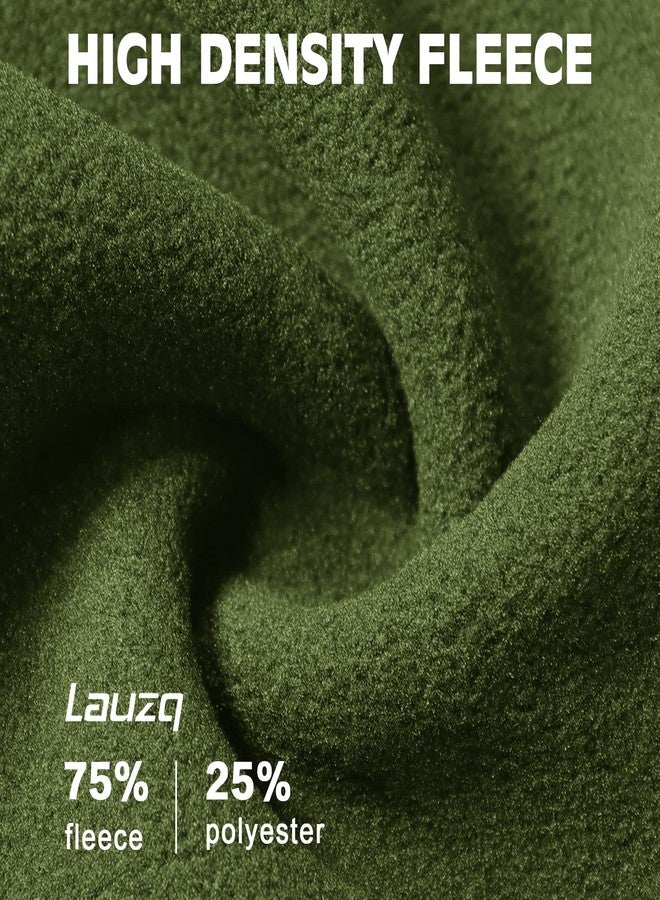 Lauzq Winter Fleece Ear Warmers Muffs Headband for Men Women Kids Ski Running Cycling (1, Army Green) - Image 4