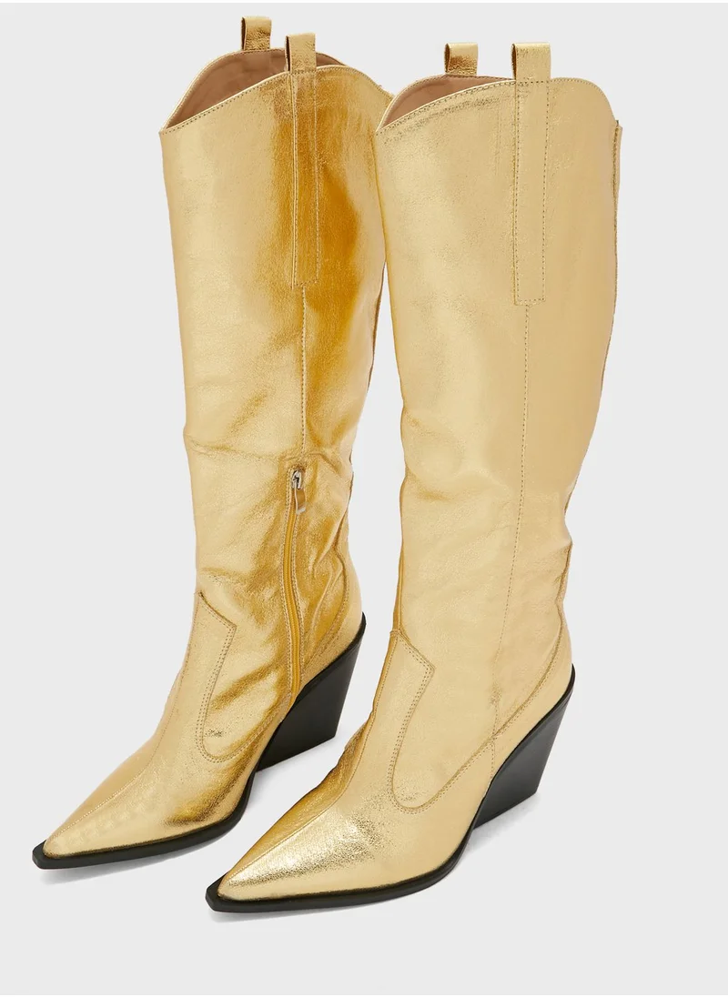 PUBLIC DESIRE Navada Knee High Boot