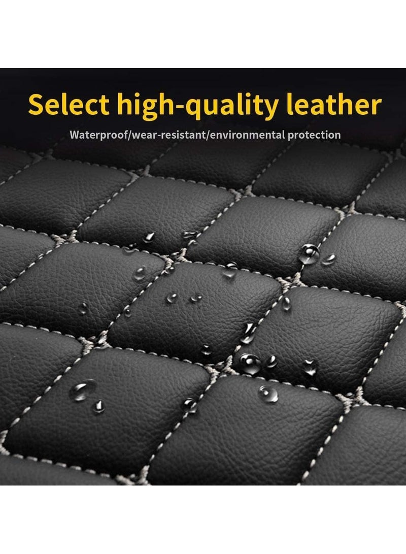 وينكا سجادات أرضية السيارة متوافقة مع أكورد 2018-2022 جلد PVC غير قابل للانزلاق متوفر لون الطقس (زعفراني) - Image 4