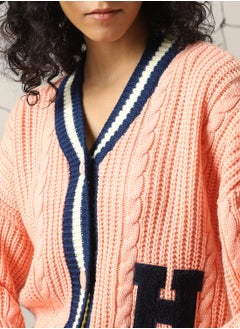 Hubberholme Women's Multicoloured 100% Acrylic Solid Regular Fit Sweater  - Image 5
